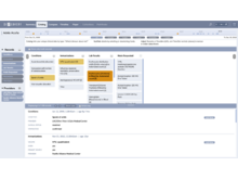 Patient’s medical data grouped by category and unique labels within those categories